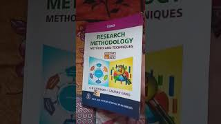 Research Methodology by C R Kothari  book review 🔥 best book [upl. by Eellah143]