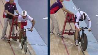 Cycling Track  Mens Individual C2 Pursuit Final Gold Medal  London 2012 Paralympic Games [upl. by Adelbert]