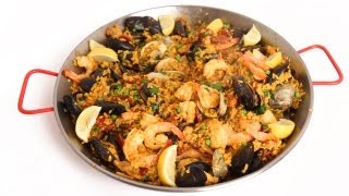 Homemade Paella Recipe  Laura Vitale  Laura in the Kitchen Episode 586 [upl. by Gearalt]