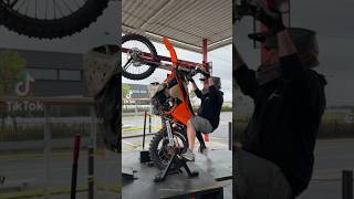 Wheelie FAIL  TRY AGAIN ktm 2stroke [upl. by Airun]