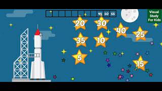 Fun Countdown for Kids Learn Numbers with Rockets and Fireworks [upl. by Rama379]