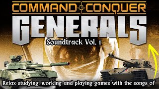 COMMAND amp CONQUER GENERALS VOL1  TO RELAX STUDY OR WORK song gaming commandandconquer music [upl. by Burnham391]