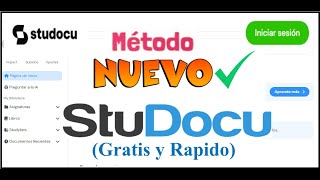 COMO DESCARGAR DE STUDOCU GRATIS SIN REGRISTRARSE  Archivos libros [upl. by Suoivart]