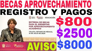 🎉BECA POR APROVECHAMIENTO 2500 CÓMO CUÁNDO Y DÓNDE PRIMARIA Y SECUNDARIA ☝️ [upl. by Ahsilat]