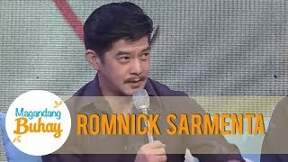 Magandang Buhay Romnick tries to hold his tears [upl. by Oah284]