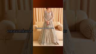 Bridal dresses custmised Bridal dress any colour or stuffalso available for rentbridal viral [upl. by Polky769]