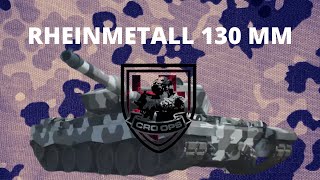 CRO OPS 58  Vojna analiza  Rheinmetall top 130mm Gun  Military Analysis [upl. by Netnerb]