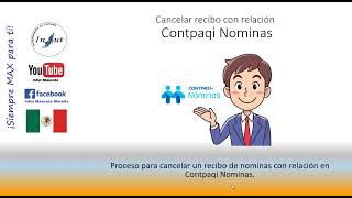 Cancelar recibo de nomina con relación Contpaqi Nominas [upl. by Nahtanaoj]