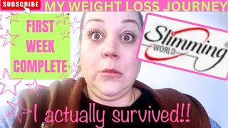 SLIMMING WORLD Day 7  surviving not quite thriving [upl. by Trish737]