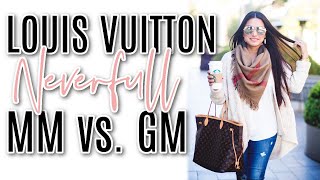 Louis Vuitton Neverfull MM VS GM [upl. by Haduhey]