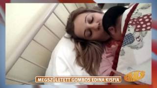 Gombos Edina megmutatta újszülött kisfiát  tv2huaktiv [upl. by Maria78]