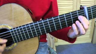 Cours de guitare  The Godfather  Le Parrain 23 partie B [upl. by Mateusz492]