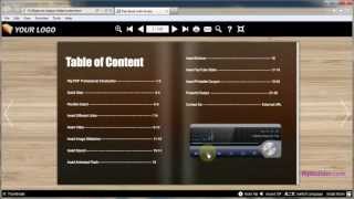 Flipbook Tutorial How to add audio to a flip book  FlipBuilder [upl. by Siuqramed937]