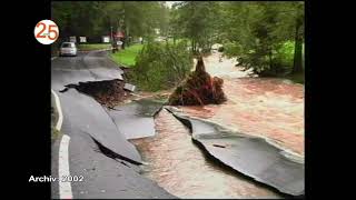 25 Jahre Kanal9 Erzgebirge eine Zeitreise Die Flut 2002 [upl. by Leaj]