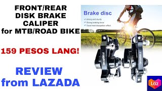 FRONTREAR DISK BRAKE CALIPER BOLIDS for MTBROAD BIKE REVIEW from LAZADA [upl. by Elleron]