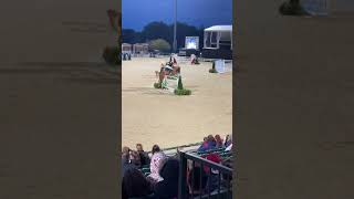 Almost a refusal horse equestrian showjumping jumping [upl. by Ennovaj]