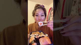 Episode 5 UK Life  Sushi Mukbang sushi mukbang jennyclemen [upl. by Stephanus]