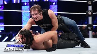 Dean Ambrose vs Seth Rollins SmackDown April 30 2015 [upl. by Adnaloj208]