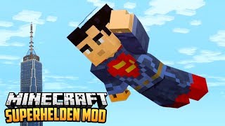 SUPERHELDEN MOD  Minecraft Mod Showcase [upl. by Elsa475]