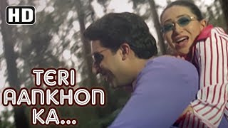 Teri Aankhon Ka Andaaz  Haan Maine Bhi Pyaar Kiya  Abhishek Bachchan  Karishma Kapoor Filmigaane [upl. by Ahsieat684]