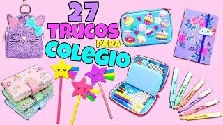 ÍHAZLO TU MISMA 27 IDEAS INTERESANTES PARA COLEGIOIdeas con hojas de Espuma EVA [upl. by Martinez]