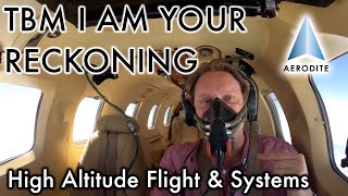 High Altitude Flying RVSM Ops Emergency Oxygen Systems and Pressurisation FL310 solo in a single [upl. by Slavic]