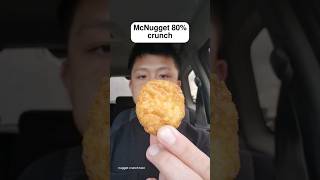 KFC vs McDonalds Chicken Nugget  CRUNCH TEST chicken nuggets crunchyasmr fastfood shorts [upl. by Mars912]