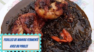 RECETTE FEUILLES DE MANIOC FERMENTÉ [upl. by Richma766]