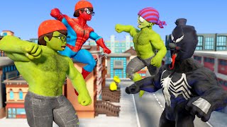 Scary Teacher TV  SpiderNick and TaniHulk Protect Suitcase Part 1  Scary Teacher 3D Animation [upl. by Nedac]