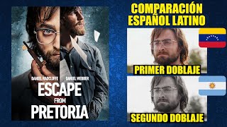 Escape de Pretoria 2020 Comparación del Doblaje Latino Original y Redoblaje  Español Latino [upl. by Prior]