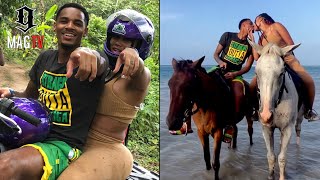 Dejounte Murray amp Jania Meshell Baecation In Jamaica 🏝 [upl. by Nnylirret469]