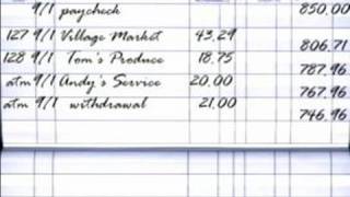 How to Balance a Checkbook  How to Balance an Account Register [upl. by Ham]