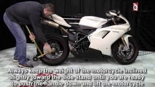 Pit Bull Hybrid One Armed Rear Stand Single sided swingarm stand [upl. by Adyht]