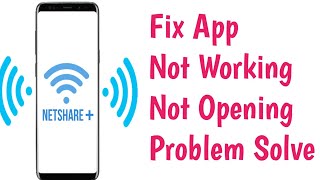Net share NetShare App not working not open problem Net Share NetShare App not opening not starting [upl. by Arytahs]