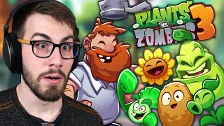 Trying Plants Vs Zombies 3 PvZ 3 Beta [upl. by Bbor58]