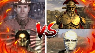 Joshua Graham VS Ulysses VS Legate Lanius VS General Oliver  Fallout New Vegas NPC Battles [upl. by Ashwell]