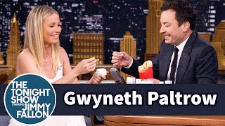 Gwyneth Paltrow and Jimmy Eat Her Goop Skincare Line [upl. by Ailimaj168]