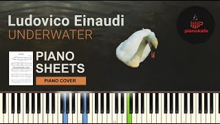 Ludovico Einaudi  Underwater НОТЫ amp MIDI  PIANO COVER  PIANOKAFE [upl. by Kono104]