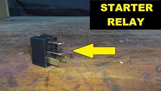 How To Test and Replace A Starter Relay [upl. by Arette]