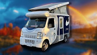 Mini Motor Home  Mazda Scrum Camper Van  660cc [upl. by Acinomal799]