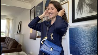 BVLGARI SERPENTI FOREVER HANDBAG UNBOXING  My first blue Bulgari bag  Part 2 [upl. by Nolahp]