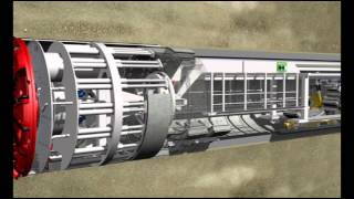 Tunnel Boring Machine Operation  Animation [upl. by Adriano]