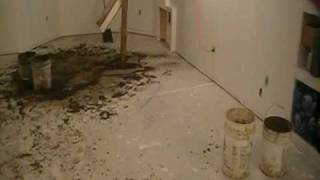 How to Level a Floor Using Dry Pack Concrete 2 of 9 [upl. by Swarts]