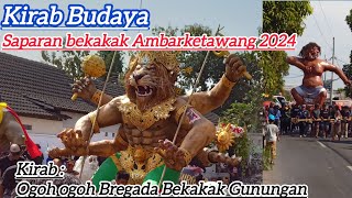 Kirab Budaya Saparan Bekakak Ambarketawang Gamping Sleman 2024 [upl. by Godbeare]