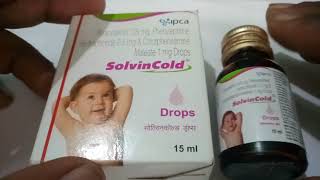 Solvin Cold Peadiatric Drop Full Review [upl. by Katherine902]