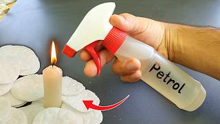 Mix CANDLE And PETROL And You Will Be Amazed At The RESULT Practical Inventions [upl. by Dafodil]