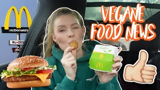 ENDLICH MC DONALDS 🍔 Vegane Food NEWS im LIVE TEST 😋 Mc Plat Plant Nuggets 😍 Lecker oder nicht [upl. by Comras582]