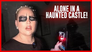 Doing My Makeup ALONE in a HAUNTED CASTLE  NikkieTutorials [upl. by Arej]