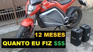 12 meses no Ifood de Moto Elétrica COMPENSA Voltz [upl. by Oiromed765]