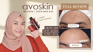 Review Avoskin Marine Collagen dan Miraculous Retinol Toner ✨ 1 BULAN PEMAKAIAN [upl. by Dash]